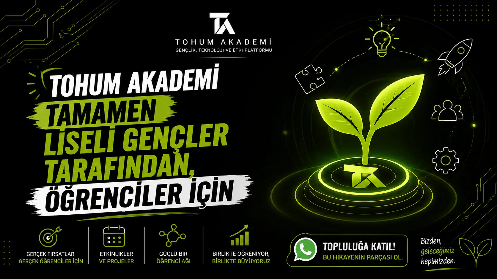 Tohum Akademi vizyon görseli
